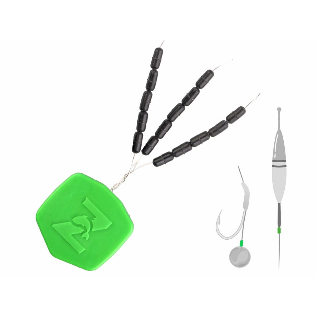 ZFISH Feeder Stick Stopper S gumijas stopperi (15 gab.)