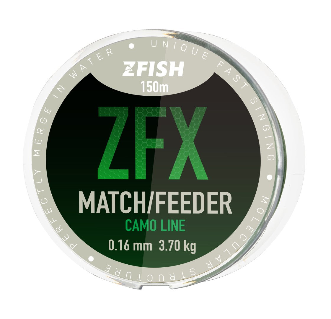 Match / Feeder CamoLine monofīlā aukla 0.16mm 150m 3.70kg