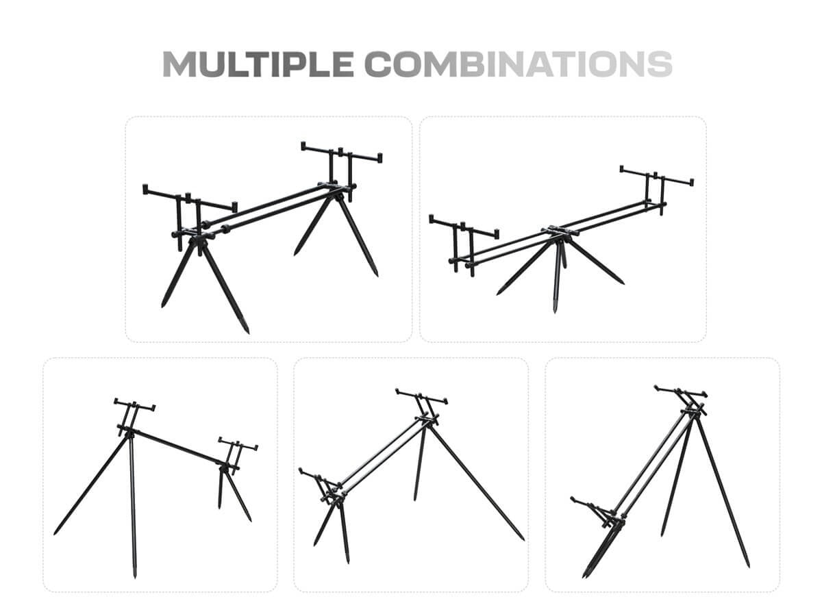 ZFISH Rod Pod RodMaster 3 rods