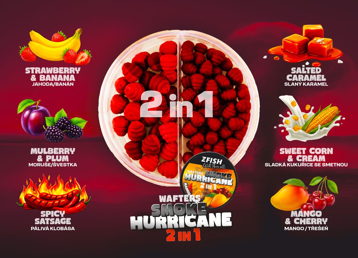 ZFISH Smoke Hurricane Wafters 2in1