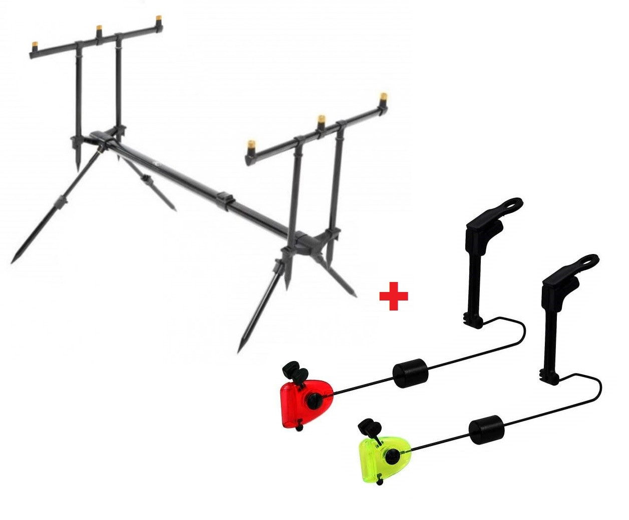 ZFISH Rod Pod Classic 3 kātiem + 2 bezmaksas indikatori