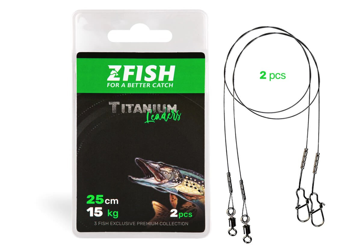 ZFISH Titāna Pavadiņa 20cm / 12kg – 2 gab.